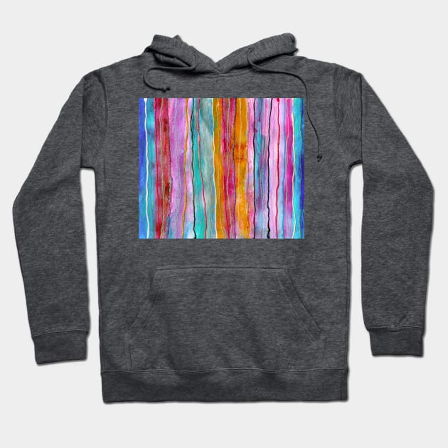 Stripe Pattern Hoodie by susanchristophe